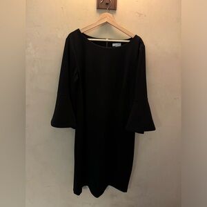 Calvin Klein Bell-Sleeve Sheath Dress